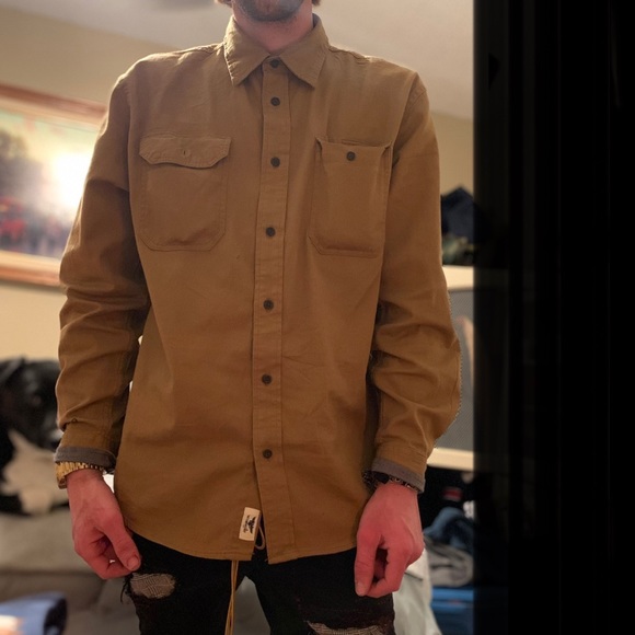 wrangler button up work shirts